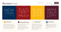 Desktop Screenshot of open.avenues.org